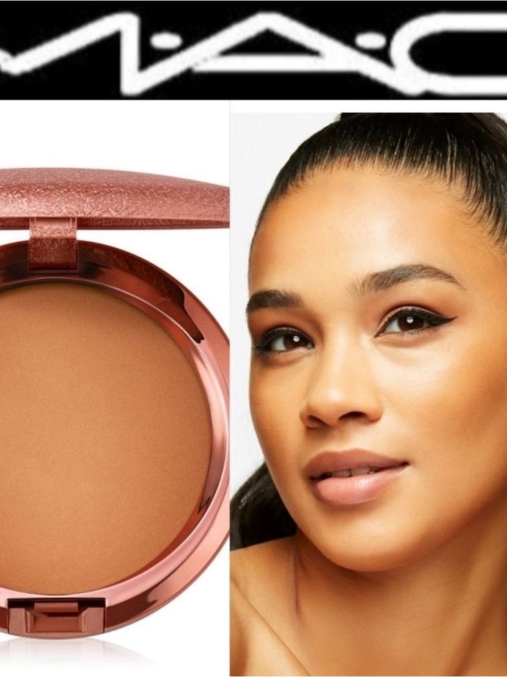 MAC sun-kissed radiant bronzer in medium golden